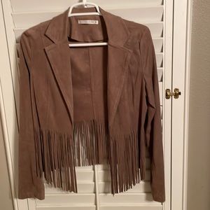 Faux Suede Jacket
